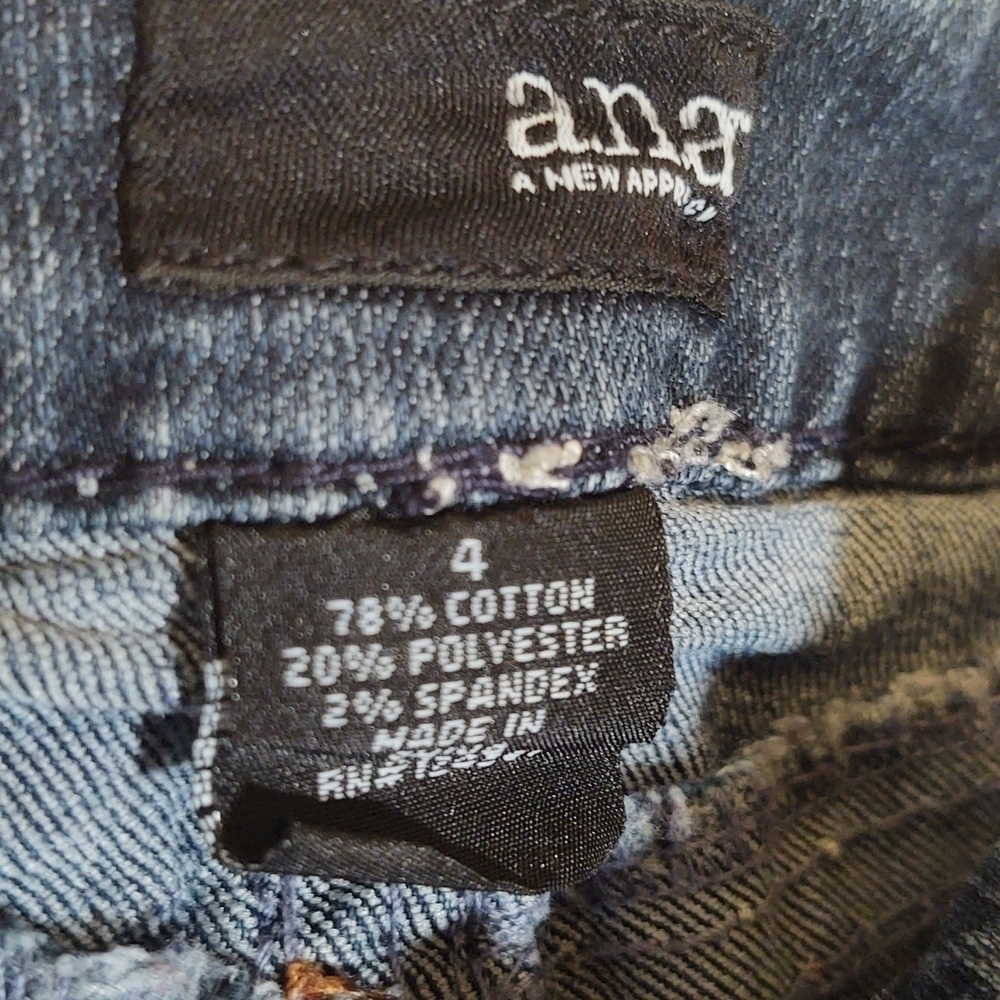 a.n.a A New Approach Women's Cuffed Denim Jeans - Picture 5 of 10